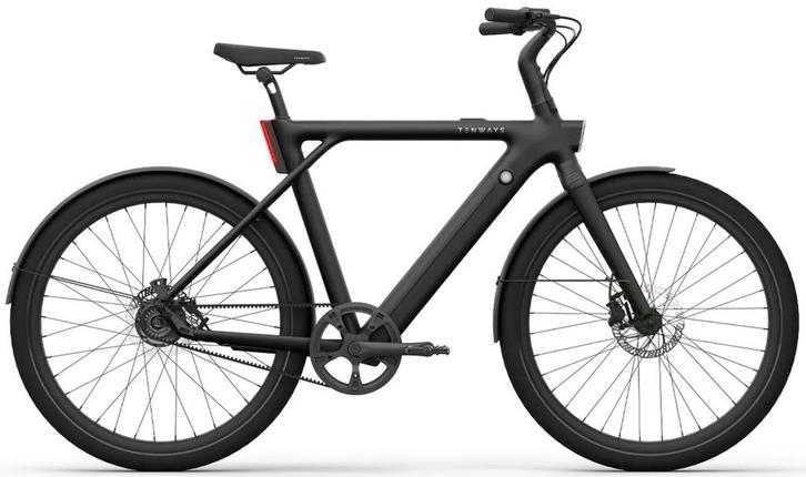 TENWAYS CGO009 Elektrische Herenfiets *Belt Drive, Smart, Fietsen en Brommers, Elektrische fietsen