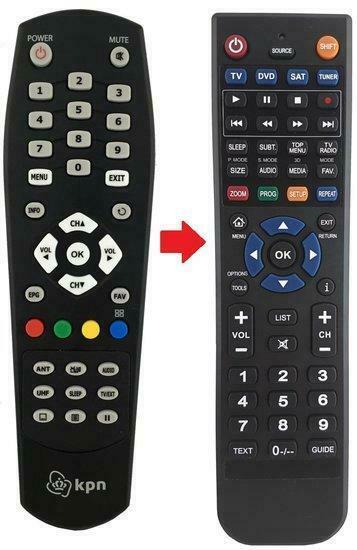 KPN RE-2100T afstandsbediening, Audio, Tv en Foto, Afstandsbedieningen, Verzenden
