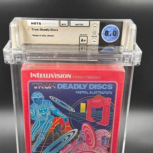 Mattel - Intellivision - Tron: Deadly Discs WATA 8.0 A+, Spelcomputers en Games, Spelcomputers | Overige Accessoires