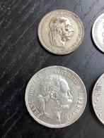 Oostenrijk. Lot of 4 coins, incl. Florin 1892, Corona 2x