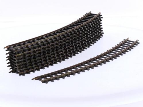 Schaal H0m Bemo 4240 000 gebogen rails 30° R2 = 376 mm do.., Hobby en Vrije tijd, Modeltreinen | H0, Gelijkstroom, Rails, Gebruikt