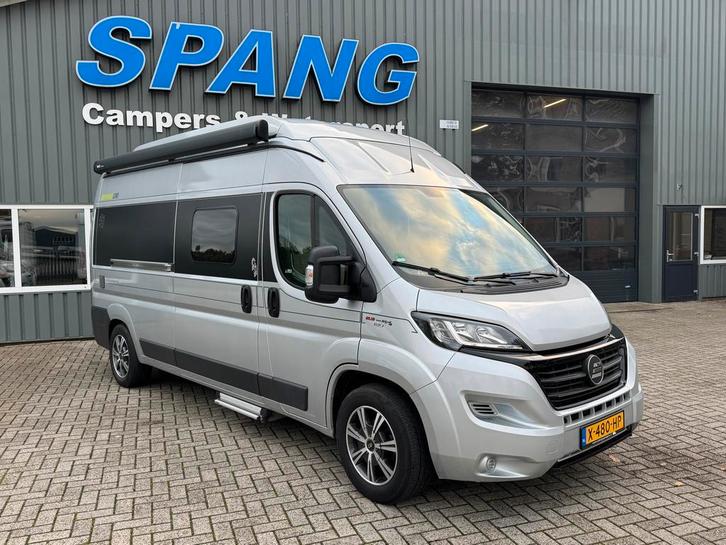 Hymer Yosmite 600 - Buscamper 5.99m enkele bedden en hefdak, Caravans en Kamperen, Campers, Cassettetoilet, Handgeschakeld, Standaard zit
