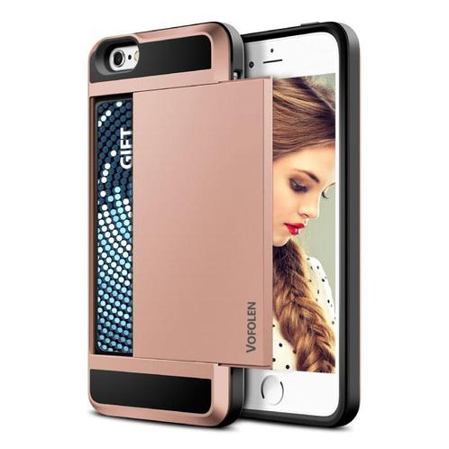 iPhone 7 - Wallet Card Slot Cover Case Hoesje Business Roze, Telecommunicatie, Mobiele telefoons | Hoesjes en Frontjes | Apple iPhone