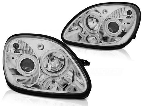 Koplampen Mercedes SLK 95-.. Angel eyes chroom, Auto-onderdelen, Overige Auto-onderdelen, Ophalen of Verzenden