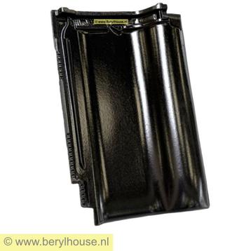 € 14,95 per m2 Gebakken dakpannen: FD 10 zwart mat verglaasd beschikbaar voor biedingen