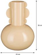 2dekans | Mica Decorations Boyd Vaas - H36 x Ø25 cm - Metaal, Ophalen of Verzenden, Zo goed als nieuw