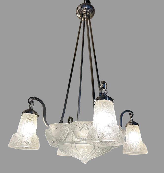 Müller Frères Lunéville - Müller Frères Lunéville -, Antiek en Kunst, Antiek | Meubels | Stoelen en Banken