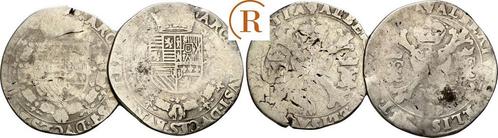 1/2 Patagon Lot 2 Stueck Brabant: Albert en Isabella, 159..., Postzegels en Munten, Munten | Europa | Niet-Euromunten, Verzenden