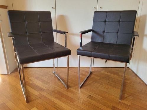 Cattelan - Stoel (2) - Kate - Verchroomd metaal, Antiek en Kunst, Antiek | Meubels | Stoelen en Banken
