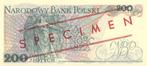 Polen. - 200 Zlotych 1979 - WZÓR / SPECIMEN - Pick 144bs