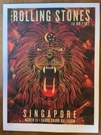 rolling stones - rolling stones singapore poster, Antiek en Kunst