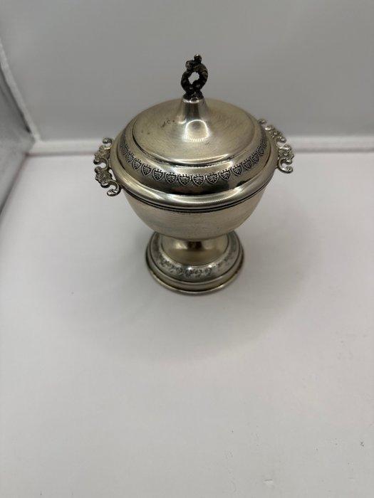 Suikerkom - .800 zilver - Suikerpot arg800 en cucc, Antiek en Kunst, Antiek | Goud en Zilver