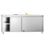 GGM Gastro | RVS werkkast PREMIUM - 2000x600mm - met |, Verzenden, Nieuw in verpakking, Meubilair