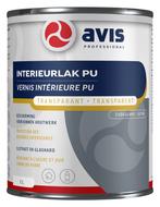 Avis interieurlak pu aqua zijdeglans, 1 liter, Verzenden, Nieuw
