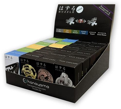 Mini Huzzle Cast Display (24x Mini Huzzle Cast Puzzles) |, Hobby en Vrije tijd, Denksport en Puzzels, Nieuw, Verzenden