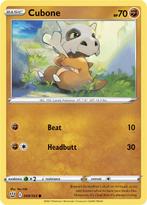 Cubone 069/163 Battle Styles, Hobby en Vrije tijd, Verzamelkaartspellen | Pokémon, Ophalen of Verzenden, Nieuw, Losse kaart, Foil