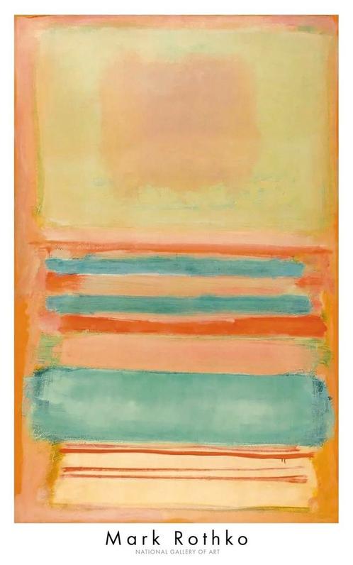 Kunstdruk Mark Rothko No. 7 / No. 11 1949 63,5x101,5cm, Huis en Inrichting, Woonaccessoires | Schilderijen, Tekeningen en Foto's