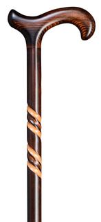 Wandelstok Gastrock SPIRAL-DERBY OMBR&Eacute; hout, Ophalen of Verzenden, Nieuw