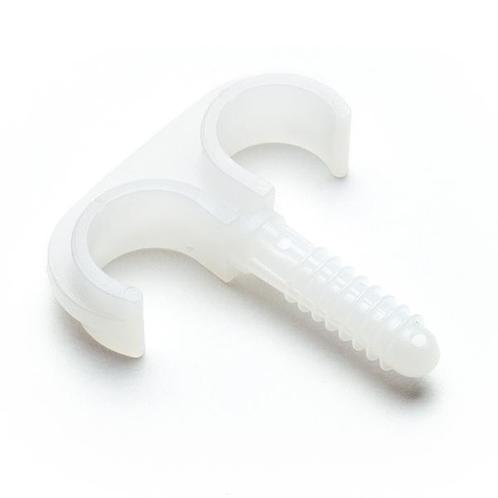 plugclip 16-19mm dubbel naturel, Doe-het-zelf en Verbouw, IJzerwaren en Bevestigingsmiddelen, Ophalen of Verzenden