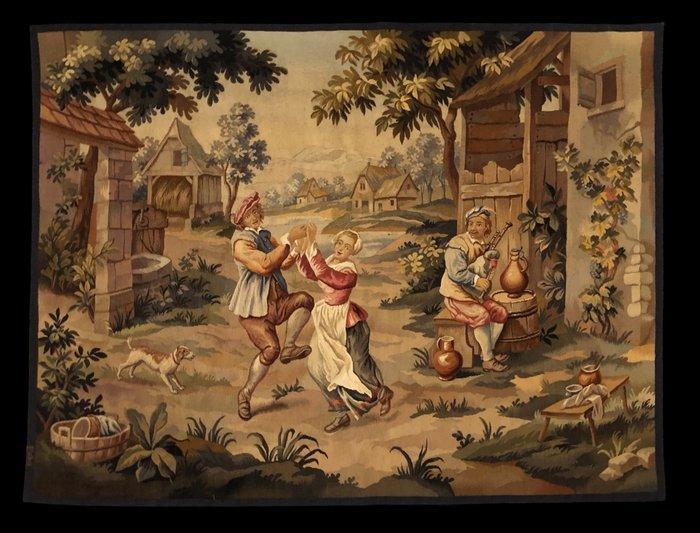 Aubusson After David Teniers II (1610-1690) - Wandtapijt -, Antiek en Kunst, Antiek | Overige Antiek