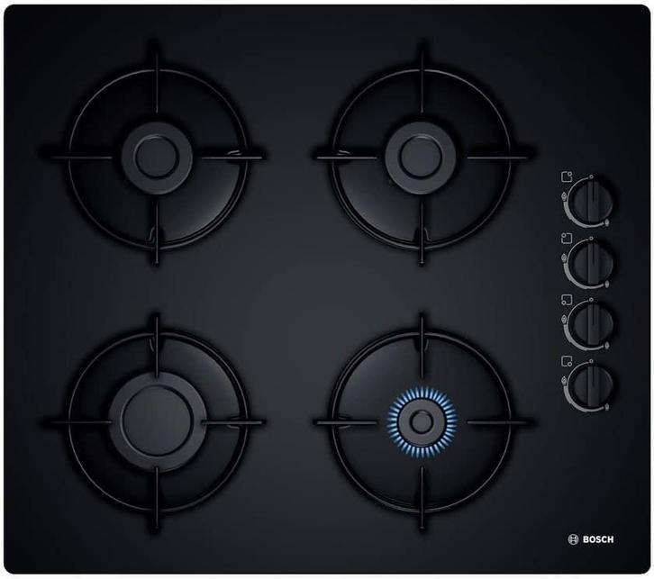 Bosch POP6B6B10 kookplaat Zwart Ingebouwd Gaskookplaat 4399, Witgoed en Apparatuur, Kookplaten, Nieuw, Ophalen of Verzenden