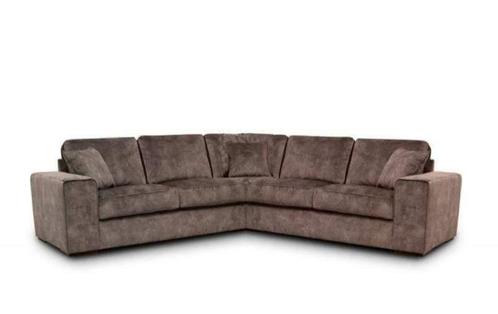 Hoekbankstel Berlicum - hoekbanken - Taupe, Huis en Inrichting, Banken | Sofa's en Chaises Longues, Nieuw, Stof