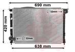 RADIATOR VOOR MINI COOPER 2001-2015 1475550, Auto-onderdelen, Ophalen of Verzenden, Nieuw