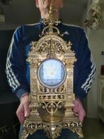 Tafelklok Gotische stijl - Verguld brons - 1850-1900, Antiek en Kunst, Antiek | Klokken