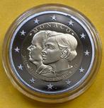 Monaco. 2 Euro 2021 10 Ans du Mariage Princier Proof, Postzegels en Munten, Munten | Europa | Euromunten
