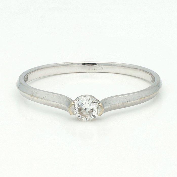 Zonder minimumprijs - Ring - 14 karaat Witgoud Diamant, Sieraden, Tassen en Uiterlijk, Ringen