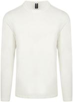 Profuomo Longsleeve T-Shirt Off White maat L Heren, Kleding | Heren, T-shirts, Maat 52/54 (L), Verzenden, Wit, Nieuw