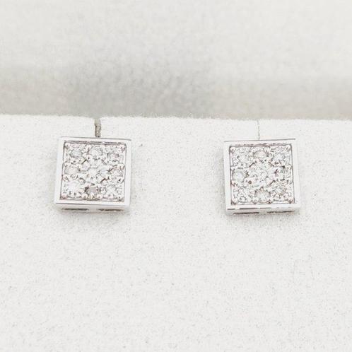 Zonder Minimumprijs - Oorbellen - 14 karaat Witgoud -, Sieraden, Tassen en Uiterlijk, Oorbellen
