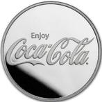 Wereld. Silver bar ND Coca Cola, 1 Oz (.999) (Zonder