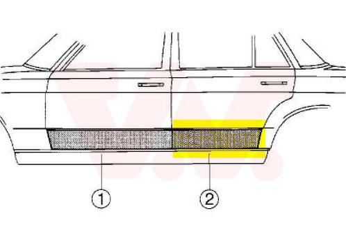 PLAATWERKPANELEN AUTODEUR VOOR MERCEDES BENZ W123 1976-1984, Auto diversen, Auto-accessoires, Nieuw, Ophalen of Verzenden