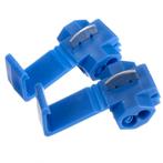 Kabelschoen aftakklem - 5 stuks - Blauw - 0.75 tot 2.5 mm², Nieuw, Ophalen of Verzenden