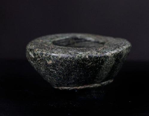 Het oude Egypte, kleine offerschaal in serpentijn uit de, Verzamelen, Mineralen en Fossielen