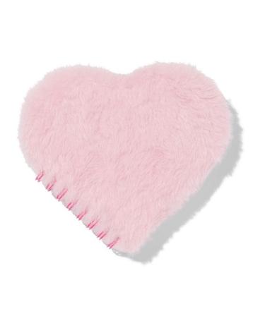 HEMA Notitieboek 18.5x17cm hartvorm fluffy roze beschikbaar voor biedingen