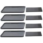 Set anti-slip bodems en schuimplaatjes ZWART, Diversen, Verpleegmiddelen, Ophalen of Verzenden, Nieuw