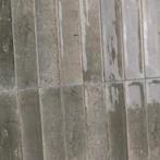 Wandtegels Patagonia Greige 6,5x26 cm langwerpige handvorm t, Verzenden, Nieuw