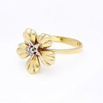 Ring - 14 karaat Geel goud, Witgoud Diamant (Natuurlijk), Sieraden, Tassen en Uiterlijk, Ringen, Nieuw