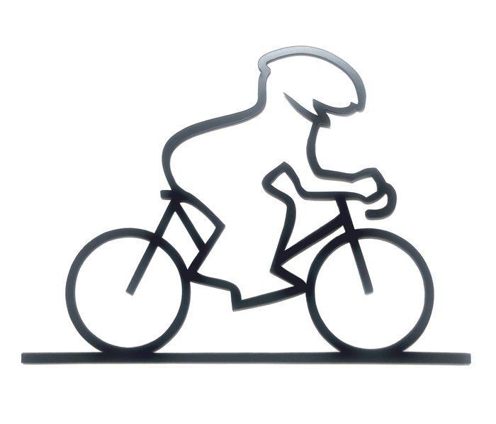 LuisonArt - La Linea - Ciclista, Antiek en Kunst, Kunst | Designobjecten