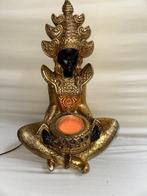 Beeld, Aziatisch Figuurlamp - 46 cm - Gips - 1950