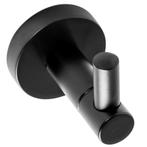 REA Wandmodel handdoekhouder - rond - mat zwart - 5 x 5.5 cm, Ophalen of Verzenden, Nieuw