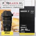 Nikon Z 24-70mm 2.8 S occasion| nieuwstaat|Foto Karin Kollum, Ophalen of Verzenden, Zo goed als nieuw, Zoom