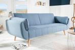 Design slaapbank DIVANI 220cm lichtblauw bedfunctie, Huis en Inrichting, Ophalen of Verzenden, Nieuw