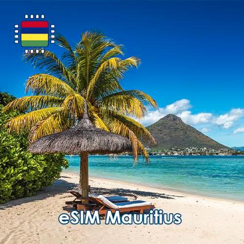 eSIM Mauritius - 3GB, Telecommunicatie, Prepaidkaarten en Simkaarten, Ophalen of Verzenden