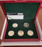 Luxemburg. 2 Euro 2022/2023 (5 coins) Proof (Zonder