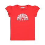 Dirkje - T-Shirt Rainbow Bright Red, Kinderen en Baby's, Kinderkleding | Maat 104, Nieuw, Ophalen of Verzenden, Shirt of Longsleeve