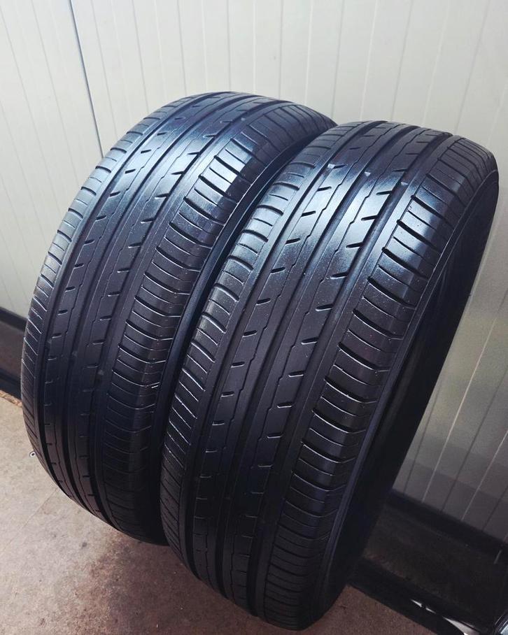 2x 195 65 R15 YOKOHAMA 6mm €45 P.S GEMONTEERD EN AL, Auto-onderdelen, Banden en Velgen, 15 inch, Zomerbanden, 195 mm, Personenwagen