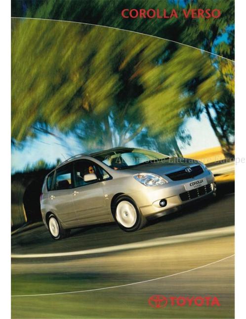 2003 TOYOTA COROLLA VERSO BROCHURE NEDERLANDS, Boeken, Auto's | Folders en Tijdschriften, Toyota